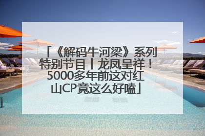 《解码牛河梁》系列特别节目丨龙凤呈祥！5000多年前这对红山CP竟这么好嗑