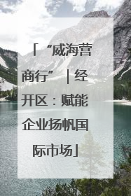 “威海营商行”｜经开区：赋能企业扬帆国际市场