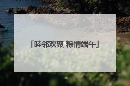 睦邻欢聚 粽情端午