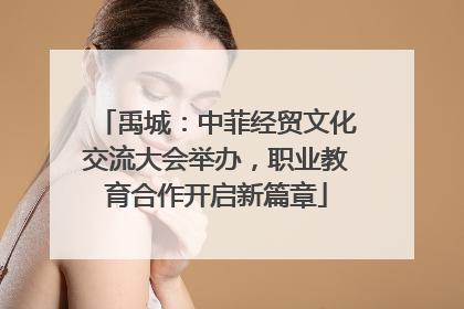 禹城：中菲经贸文化交流大会举办，职业教育合作开启新篇章