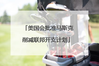 美国会批准马斯克削减联邦开支计划
