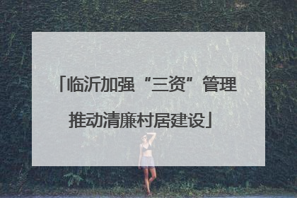 临沂加强“三资”管理 推动清廉村居建设