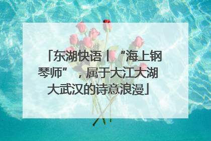 东湖快语丨“海上钢琴师”，属于大江大湖大武汉的诗意浪漫