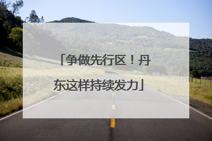 争做先行区！丹东这样持续发力