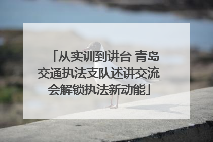 从实训到讲台 青岛交通执法支队述讲交流会解锁执法新动能