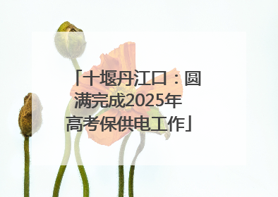 十堰丹江口：圆满完成2025年高考保供电工作