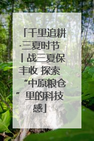 千里追耕·三夏时节丨战三夏保丰收 探索“中原粮仓”里的科技感