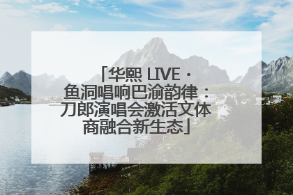 华熙 LIVE・鱼洞唱响巴渝韵律：刀郎演唱会激活文体商融合新生态