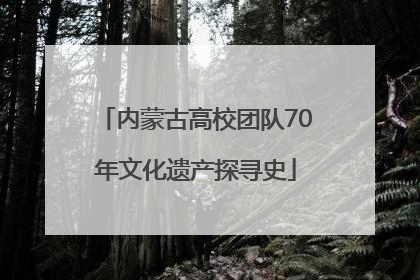 内蒙古高校团队70年文化遗产探寻史