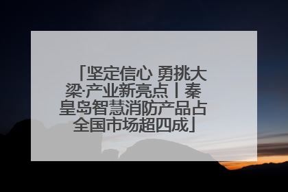 坚定信心 勇挑大梁·产业新亮点丨秦皇岛智慧消防产品占全国市场超四成