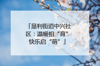 垦利街道中兴社区：温暖相“育” 快乐启“萌”