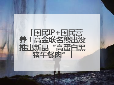 国民IP+国民营养！高金联名熊出没推出新品“高蛋白黑猪午餐肉”