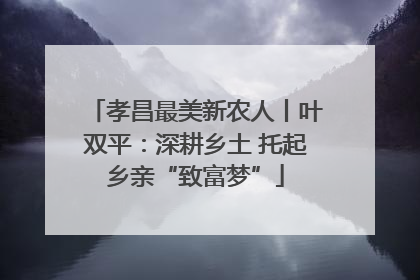 孝昌最美新农人丨叶双平：深耕乡土 托起乡亲“致富梦”