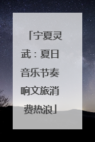 宁夏灵武：夏日音乐节奏响文旅消费热浪