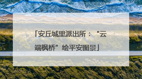 安丘城里派出所：“云端枫桥”绘平安图景