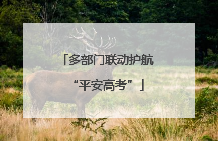 多部门联动护航“平安高考”