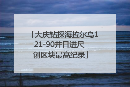 大庆钻探海拉尔乌121-90井日进尺 创区块最高纪录