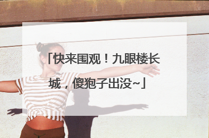 快来围观！九眼楼长城，傻狍子出没~