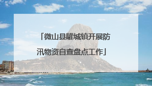 微山县驩城镇开展防汛物资自查盘点工作