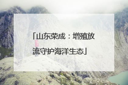 山东荣成：增殖放流守护海洋生态