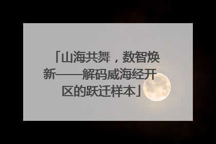 山海共舞，数智焕新——解码威海经开区的跃迁样本