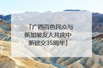 广西百色民众与新加坡友人共庆中新建交35周年