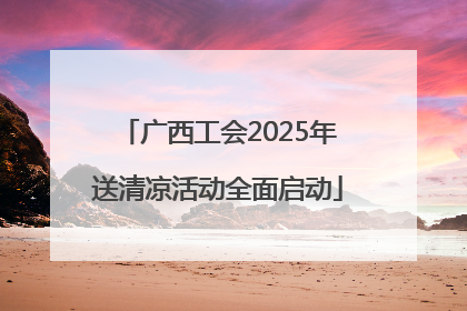 广西工会2025年送清凉活动全面启动