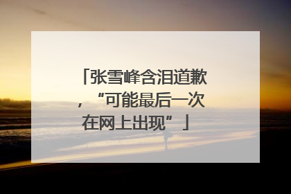张雪峰含泪道歉，“可能最后一次在网上出现”