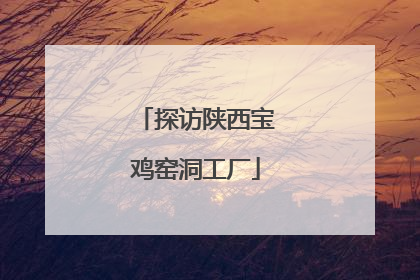 探访陕西宝鸡窑洞工厂
