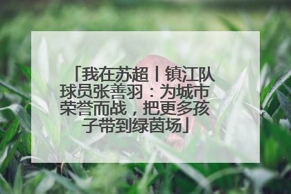 我在苏超丨镇江队球员张善羽：为城市荣誉而战，把更多孩子带到绿茵场