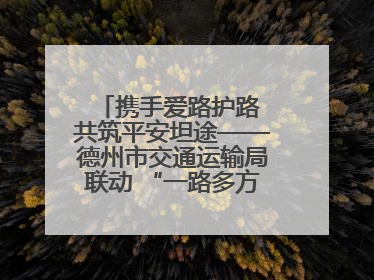 携手爱路护路 共筑平安坦途——德州市交通运输局联动 “一路多方” 开展路政宣传月活动