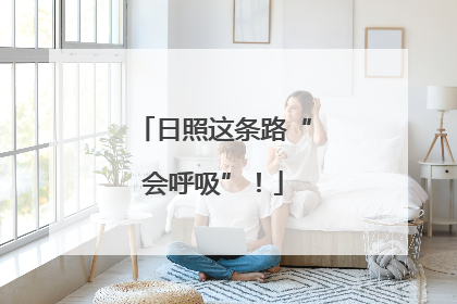 日照这条路“会呼吸”！