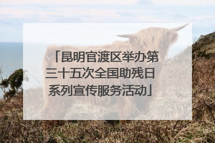 昆明官渡区举办第三十五次全国助残日系列宣传服务活动