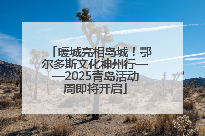 暖城亮相岛城！鄂尔多斯文化神州行——2025青岛活动周即将开启