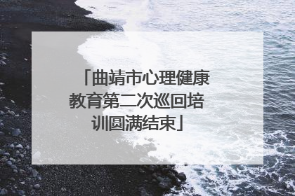 曲靖市心理健康教育第二次巡回培训圆满结束