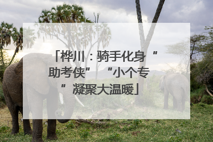 桦川：骑手化身“助考侠” “小个专”凝聚大温暖