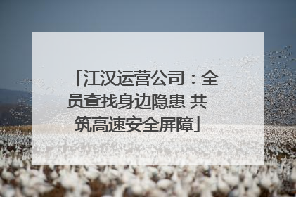 江汉运营公司：全员查找身边隐患 共筑高速安全屏障