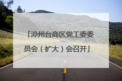 漳州台商区党工委委员会（扩大）会召开