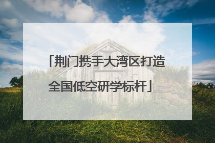 荆门携手大湾区打造全国低空研学标杆