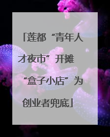 莲都“青年人才夜市”开摊 “盒子小店”为创业者兜底