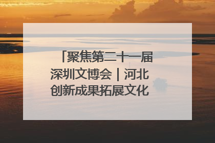 聚焦第二十一届深圳文博会｜河北创新成果拓展文化产业“朋友圈”