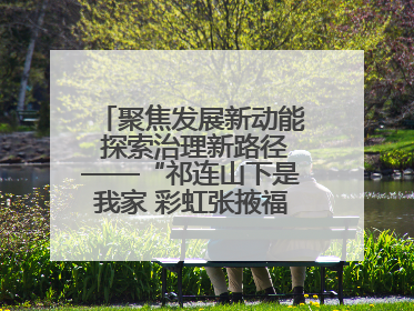 聚焦发展新动能 探索治理新路径——“祁连山下是我家 彩虹张掖福感地带”主题采访活动走进山丹