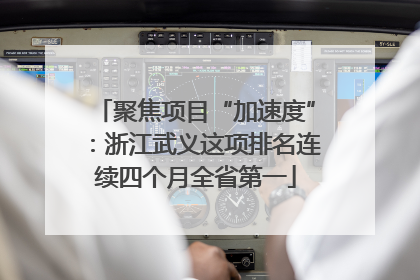 聚焦项目“加速度”：浙江武义这项排名连续四个月全省第一