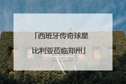 西班牙传奇球星 比利亚莅临郑州