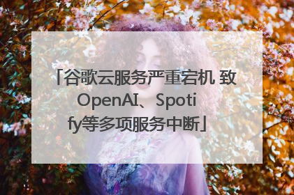 谷歌云服务严重宕机 致OpenAI、Spotify等多项服务中断