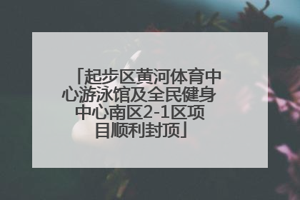 起步区黄河体育中心游泳馆及全民健身中心南区2-1区项目顺利封顶
