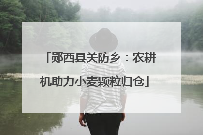 郧西县关防乡：农耕机助力小麦颗粒归仓