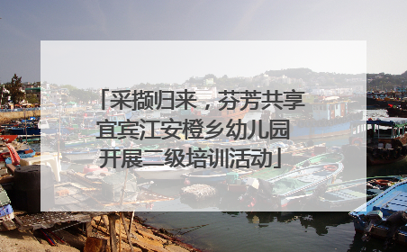 采撷归来，芬芳共享 宜宾江安橙乡幼儿园开展二级培训活动
