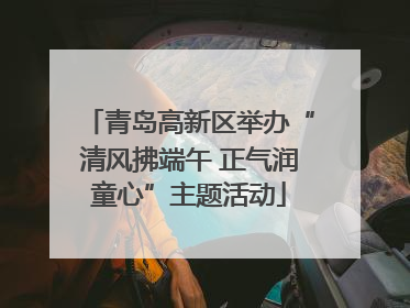 青岛高新区举办“清风拂端午 正气润童心”主题活动