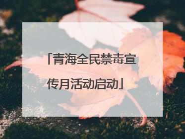 青海全民禁毒宣传月活动启动